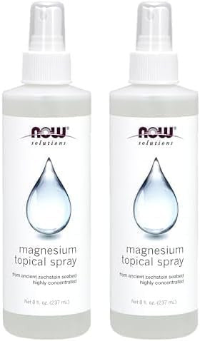 Now Foods Solutions Magnesium Topical Spray From The Ancient Zechstein Seabed Highly Concentrated 8 Fl Oz (Pack Of 1)