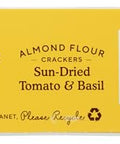 Simple Mills Almond Flour Crackers, Sundried Tomato & Basil, Gluten Free, Flax Seed, Sunflower Seeds, Corn Free, Good for Snacks, Made with whole foods, (Packaging May Vary), 4.25 Ounce