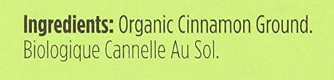 SPICELY Organic Ground Cinnamon, 0.45 OZ