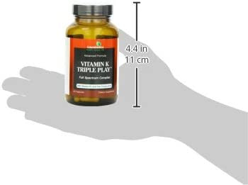 Futurebiotics Capsules, Vitamin K Triple Play, 60 Count