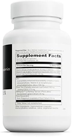 Davinci Labs Biodim Complex Hormone Support Supplement With Vitamin D3 Dim Green Tea Extract Vitamin E Calcium Hmrlignan & Transresveratrol 60 Capsules (30 Capsules)