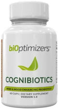 Cognibiotics Probiotic Brain Supplement - Helps Support Mood Enhancement, Better Focus, Memory, Mental Clarity - 60 Capsules