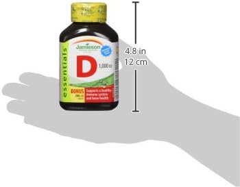 Vitamin D3 1000 Iu Bonus 240 Tabs Brand Jamieson Laboratories