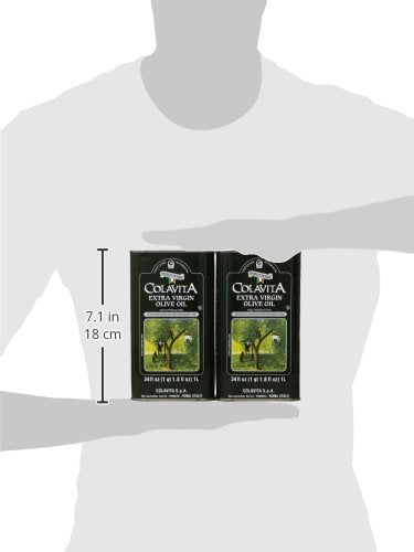 Colavita Premium Selection Extra Virgin Olive Oil - Twin Pack, 34 Fl Oz Each