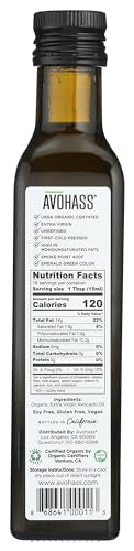 Avohass Organic Avocado Oil, 8.5 Fz