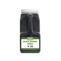 Black Sesame Seeds, 6 Lbs - Raw Unhulled Black Sesame Seed,Perfect for Stir-Fries and Coating for Meat and Fish Salad, Soup, Noodle & Sushi Topping Keto Nutty Flavor