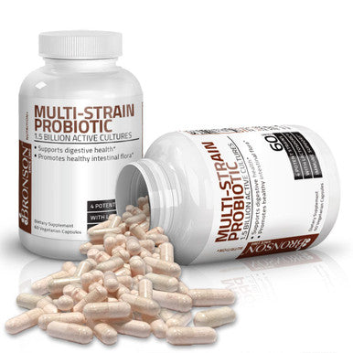 Bronson Multi-Strain Probiotic - 1.5 Billion CFU 60 Count