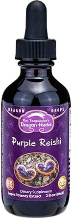 Dragon Herbs Purple Reishi Drops 2 Fl Oz
