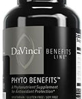 Davinci Labs Phyto Benefits Supports Heart Brain & Immune Health Glp1 Production & More With Curcumin Quercetin Green Tea & More Vegetarian Gluten Soy 30 Capsules