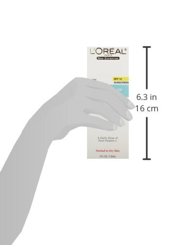L'Oreal Paris Face Moisturizer With Spf 15 By Futur-E Day Lotion With Vitamin E For Normal To Dry Skin 4 Fl. Oz.