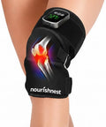Nourish Nest Knee Massager With Heat And Red Light Cordless Heated Knee Brace With 3 Heat/3 Vibration/5 Light Levels Red Lights With 660Nm & 850Nm 5000Mah Massager For Knee Elbow Shoulder