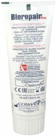 Biorepair Parodontgel Daily Toothpaste - 2.54 Fluid Ounces ( ) Tubes ( ) Italian Import 75Ml Pack Of 3