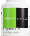 Davinci Labs B Complex75 Supports Relaxation And Proper Nerve Function Dietary Supplement With Niacin Vitamin B6 B12 Biotin Choline And More Vegetarian Gluten 60 Capsules