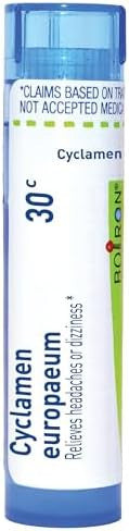 Boiron Cyclamen Eur 30C Homeopathic Medicine For Headachess Or Dizziness 80 Pellets
