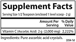 Carlson NonGMO Vitamin C Crystals 2000 mg Vitamin C Powder Immune Support Antioxidant 35 oz (1000 g)