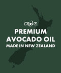 Grove Extra Virgin Avocado Oil - Plant Based, Vegan, Gluten Free, 100% Natural, Cold Pressed, High Smoke Point, 16 Whole Avocados in Every Bottle (8.4oz, 250ml)