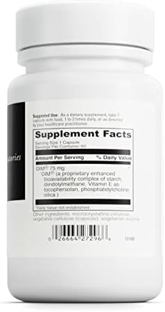 Davinci Labs Dimpro Dietary Supplement To Support Hormonal Balance In Men & Women With Vitamin E And More Vegetarian Soy Gluten 60 Capsules