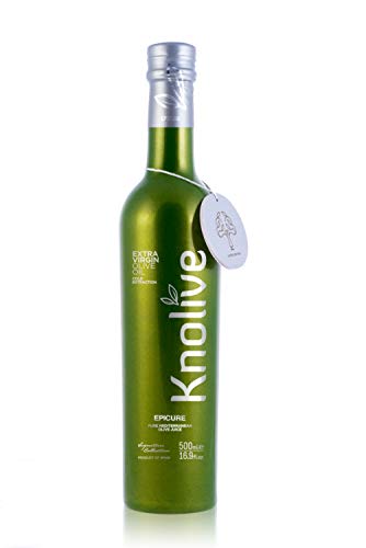 Knolive Epicure | Ranked NÃƒâ€šÃ‚Âº1 | WorldÃƒâ€šÃ‚Â´s Best Extra Virgin Olive Oil | Fresh Harvest 2019 / 2020 | Award Winner Spanish EVOO | First Cold Pressed | Gift | 16.9 floz (500 ml)