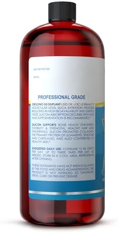 Living Silica Orgono Living Silica Siliplant Vegan Collagen Booster Supports Healthy Collagen And Elastin Production For Joint & Bone Support Glowing Skin Strong Hair & Nails. 66 Servings