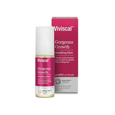 Viviscal Gorgeous Growth Densifying Leave-In Elixir For Thicker Fuller Hair Ana:Tel Proprietary Complex With Keratin Biotin Zinc 1.7 Ounce