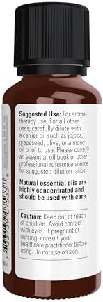 Now Essential Oils Cinnamon Bark Oil Warming Aromatherapy Scent Steam Distilled 100% Pure Vegan Child Resistant Cap 1Ounce