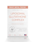 Anew Vita Liposomal Glutathione Complex With Marine Collagen Liposomal Vitamin C - Skin Care Supplement - Enhanced Absorption For Radiant Skin Detox & Antioxidant Support 60 Veggie Capsules
