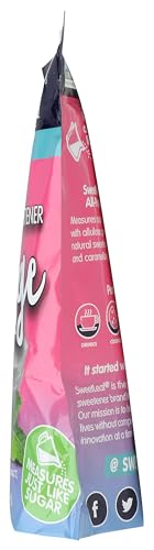 SweetLeaf Indulge Sweetener - Sugar Substitute with Stevia, Monk Fruit, Allulose, & Inulin, Use for Baking, Cooking, or Coffee, Powder Sugar Alternative, Keto Friendly, Zero Calorie - 16 Oz