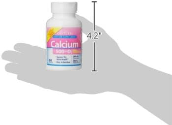 21St Century Calcium Plus Extra D Caplets 500 Mg 90 Count Pack Of 1
