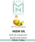 Maple Naturals 100% Pure and Natural Neem oil 100ml