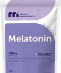 Micro Ingredients Melatonin 20Mg 400 Tablets Strawberry Flavor Fast Dissolve 100 Drug Free Vegetarian Friendly Non-Gmo No Gluten Sugar Free