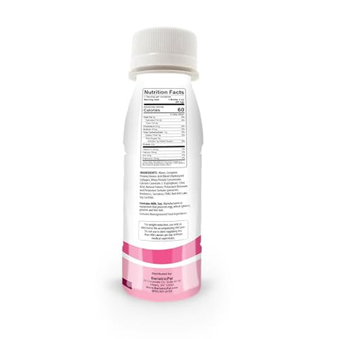 Bariatricpal Readytodrink 15G Whey Protein & Collagen Shots Pink Lemonade (24 Bottles)