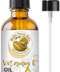 Bella Terra Oils - Organic Vitamin E Oil 4Oz - Unveiling Organic Wheat Germ'S Organic Vitamin Excellence Rich In D-Alpha Tocopherol & Fatty Acids Essence Of Skin Nourishment