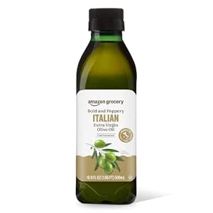 Papa Vince Olive Oil Extra Virgin - First Cold Press Family Harvest, Polyphenol Rich, Subtle Peppery Finish, Unrefined, High in Monounsaturated Fat, No Pesticides, No GMO, Sicily, Italy