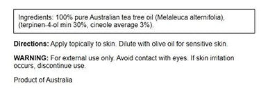 Swanson Tea Tree Oil 2 fl Ounce (59 ml) Liquid