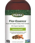 Flora Health Floressence With Turkey Tail & Turmeric Rich In Polysaccharides 35+ Phenolic Compounds With Antioxidants And Immunity Support 17Fl. Oz. Glass Bottle