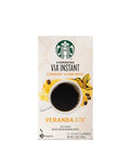 STARBUCKS VIA VERANDA BLEND MIX INSTANT COFFEE CAFFEINE PACKETS IN BOX 1.4 OZ - 0762111953321