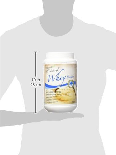 Precision All Natural Whey Protein Powder - French Vanilla Creme flavour, 850 g | Hormone-free and gluten-fee