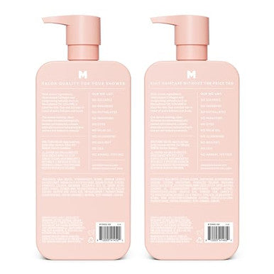 Monday Haircare Volume Shampoo + Conditioner Set (2 Pack) 27Oz Each For Thin Fine And Oily Hair Made From Coconut Oil Ginger Extract & Vitamin E 100% Recyclable Bottles