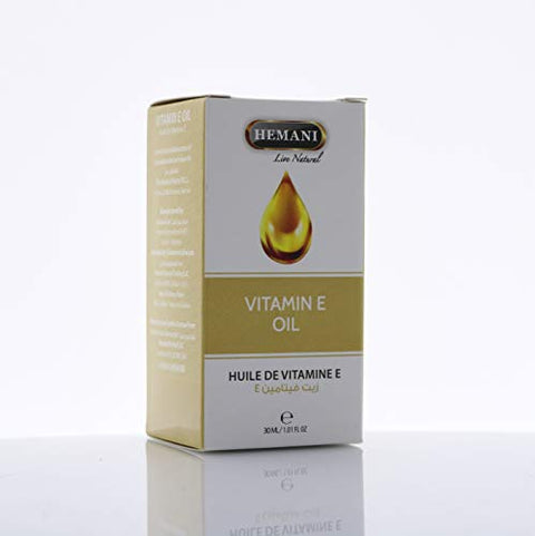 Hemani Vitamin E Oil 30Ml (1 Fl Oz) 100% Edible Oil Essential Fatty Acid Dietary Supplement