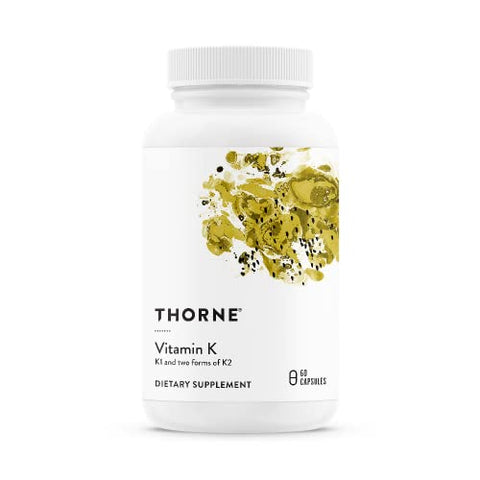 Thorne Bone Health Bundle Vitamin D3 and Vitamin K Supports Healthy Bones Teeth Muscles Cardiovascular And Immune Function 30 To 60 Servings
