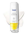 Supergoop City Serum 2 Fl Oz - Spf 30 Pa+++ Anti-Aging Morning Lotion - Lightweight Antioxidant-Rich Formula Prep & Protect With Vitamin E & B5