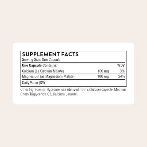 Thorne - Calcium-Magnesium Malate - Optimally Absorbed Magnesium & Calcium Mineral Supplement - Supports Bone Muscle Lung & Heart Health - Third-Party Certified - Dairy & Gluten-Free 240 Capsules
