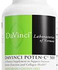 Davinci Labs Potenc 500 Dietary Supplement To Support Immune System Function & Collagen Health With Vitamin C Calcium Magnesium Potassium And More Vegetarian Gluten 90 Tablets