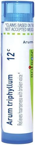 Boiron Arum Triphyllum 30C Homeopathic Medicine For Hoarseness 80 Pellets