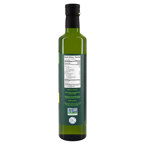 HASSY Extra Virgin Avocado Oil Premium Flavor for Dressings, Drizzling & Finishing - Non-GMO, 17.2 fl oz, 510 ML - Created by Avocado Farmers in Mexico - 100% Pure Cooking Oil