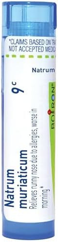Boiron Natrum Muriaticum 9C For Runny Nose Due To Allergies 80 Pellets