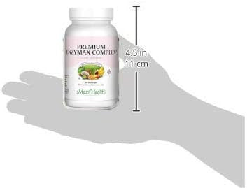 Maxi Health Premiumcomplex Digestive Enzymes Aids Dairy & Fats 60 Count