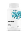 Thorne - Biotin - Vitamin B7 Supplement For Healthy Hair Nails Skin & Metabolism - Supports Nerve Health - Third-Party Certified - Gluten Dairy & Soy-Free 60 Capsules