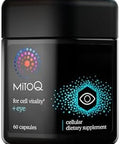 Mitoq +Eye Advanced Coq10 Antioxidant - Contains Mitoquinol Mesylate Lutein Zeaxanthin Bilberry Maritime Pine Bark - Supports Eye Health Blue Light Filtration & Cell Vitality (60 Capsules)