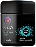 Mitoq +Eye Advanced Coq10 Antioxidant - Contains Mitoquinol Mesylate Lutein Zeaxanthin Bilberry Maritime Pine Bark - Supports Eye Health Blue Light Filtration & Cell Vitality (60 Capsules)